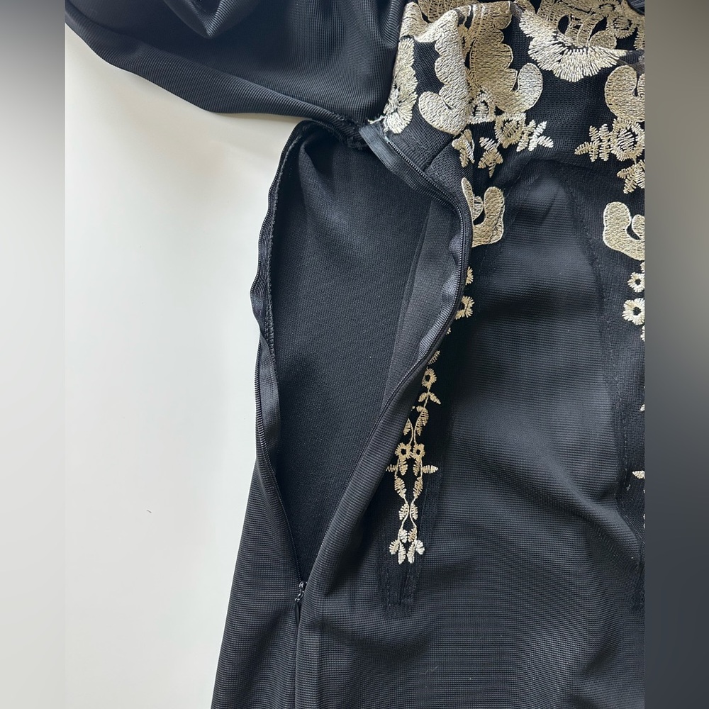 Long Sleeve Black Dress - Picture 7 of 8